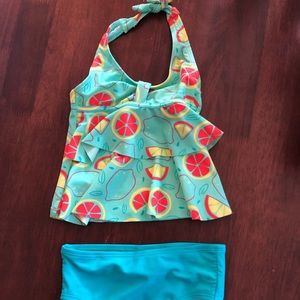 Toddler Halter Top Swim Suit